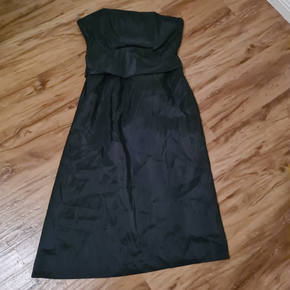 GARFUNKLE 12 Black Bodycon Maxi Mini Dress | Summer Autumn Black Midi Dress - Picture 2 of 6